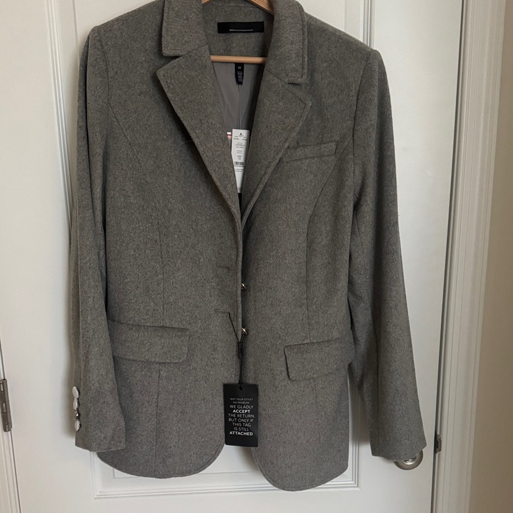 White House Black Market Charcoal Blazer